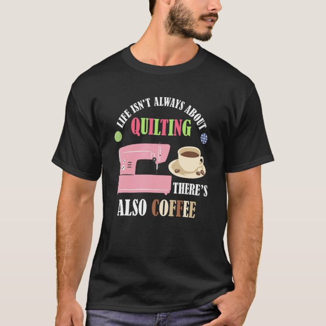 Camiseta Quiltro Para Serradura De Café E Quilômetro Para S (Frente)