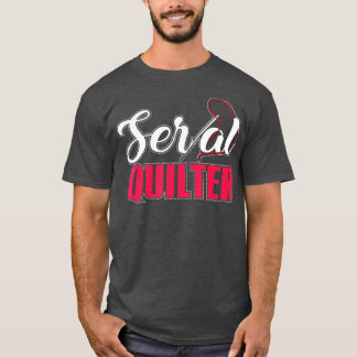 Camiseta Quiltro Serial Inclinação Sementando Colagem Colet