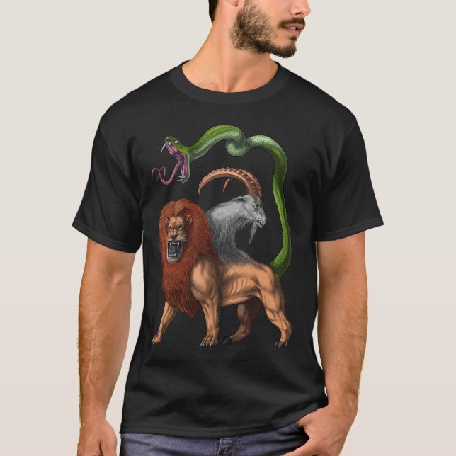 Camiseta Quimera da mitologia grega (Frente)