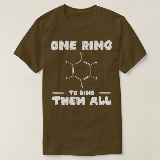 Camiseta Química Benzene Ring Molecule Bond (Frente do Design)