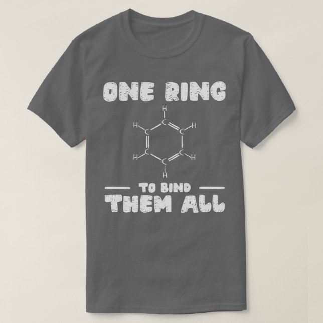 Camiseta Química Benzene Ring Molecule Bond (Frente do Design)