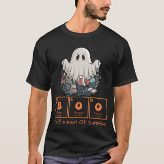 Camiseta Química Boo Elemento De Química Surpresa E Cuta