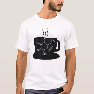 Camiseta Química Caffeine Molecule