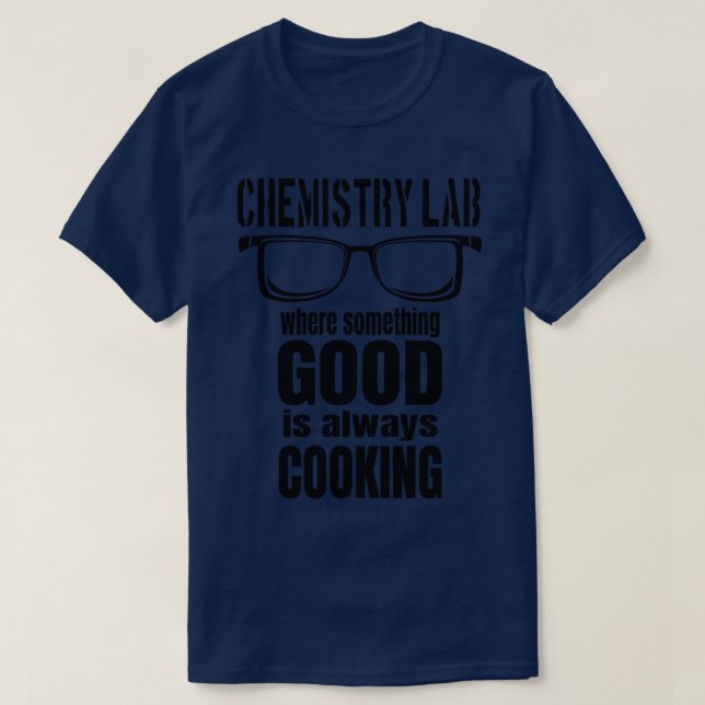 Camiseta Química com graça de laboratório (Frente do Design)