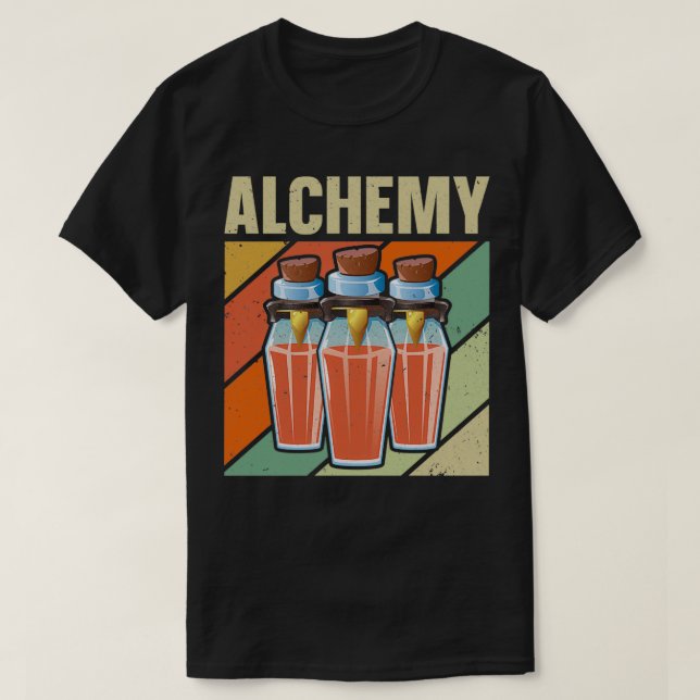Camiseta Química de Alchemy Potion (Frente do Design)