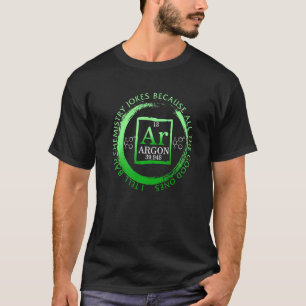 Camiseta Química de Elemento Químico Ar Argon Má Piada