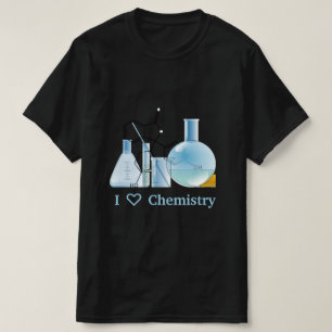 Camiseta Química de equipamento de laboratório