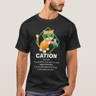 Camiseta Química de Gato Fofo Químico Experiência Laboratór