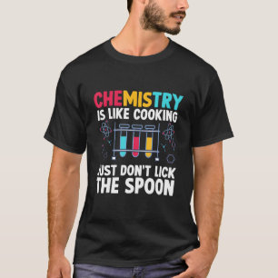 Camiseta Química De Professores É Como Ciência Do Cozinhar