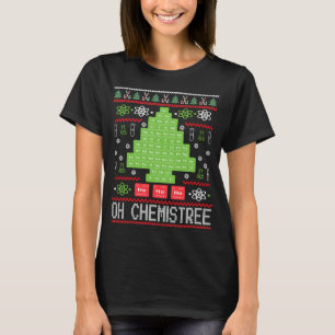 Camiseta Química de Química Árvore Engraçada Química