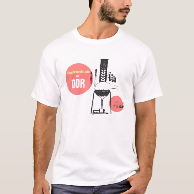 Camiseta Química desenhos de publicidade DDR (Frente)