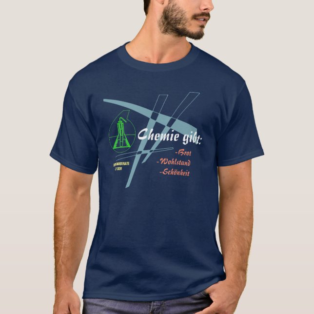 Camiseta Química desenhos de publicidade DDR (Frente)