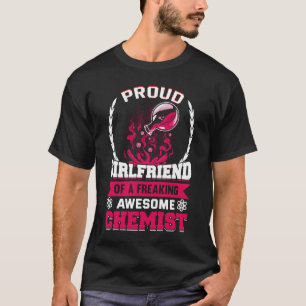 Camiseta Química do Laboratório de Química Namorada