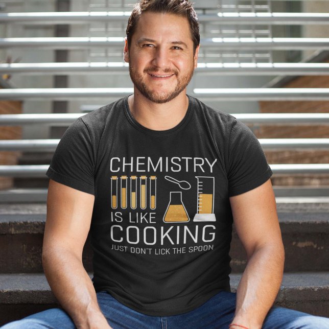 Camiseta Química é como Cozinhar (Criador carregado)