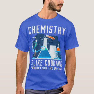Camiseta Química é como Cozinhar de Química, JokeT-Shirt