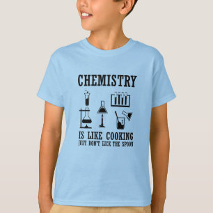 Camiseta química é como uma citação química engraçada do co