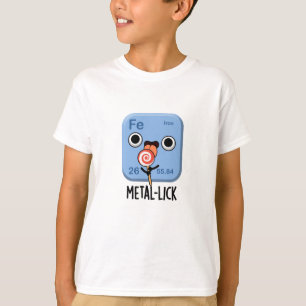 Camiseta Química Engraçada De Metais
