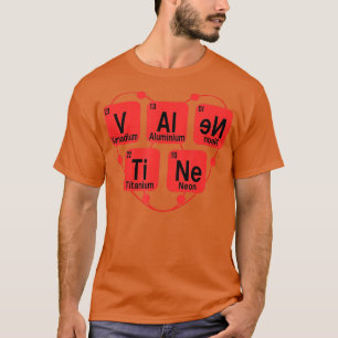 Camiseta Química Engraçada do dia de os namorados Oferecida