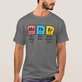 Camiseta Química engraçada do Nerd Mãe Dia de as mães Prese