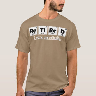 Camiseta Química Engraçada Periódica de Mesa