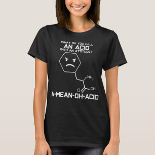 Camiseta Química estudante ensinante ácido