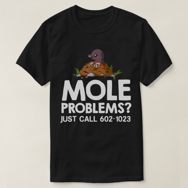 Camiseta Química Mole Day Gift Hunter (Frente do Design)