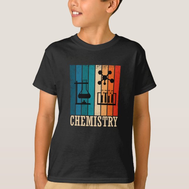 Camiseta Química padrão de faixas de retrorreflectores de v (Frente)