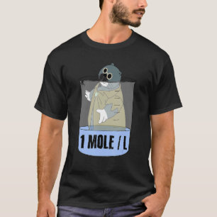 Camiseta Química Química Estudante de Ciência Mole