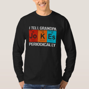 Camiseta Química Química Vintage Eu Digo Piadas De Avô Por