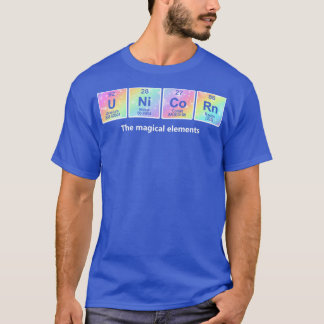 Camiseta Química Unicórnio Os Elementos Mágicos