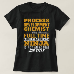 Camiseta Químico de Desenvolvimento de Processos