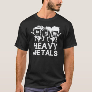 Camiseta Químico Metais Pesados Química Engraçada Professor