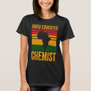 Camiseta Químicos formados em HBCU Históricos ex-alunos de