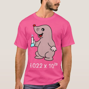 Camiseta Quimiologista Bonito Mole. O Número Do Avogadro.