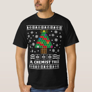 Camiseta Quimistree Engraçado Design da Ciência