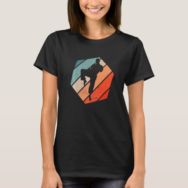 Camiseta Quimono Uniforme de Karate Faixa Preta Karate (Frente)