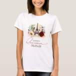 Camiseta Quinceanera 15 Festa de aniversário Paris Themed<br><div class="desc">Quinceanera 15 festa de aniversário Paris temia t-shirt</div>