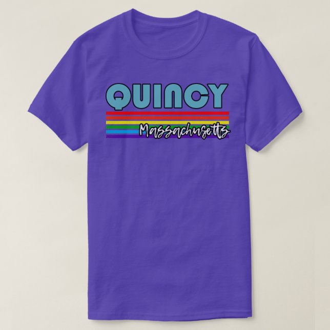 Camiseta Quincy Massachusetts Pride Quincy LGBT Gift LGBT (Frente do Design)