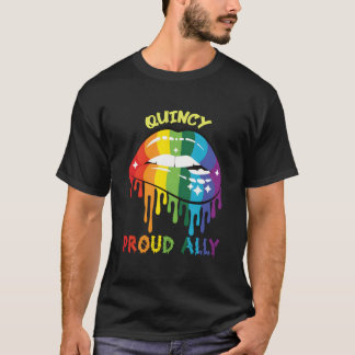 Camiseta Quincy Proud Ally Lgbtq Massachusetts Pride Ma Say