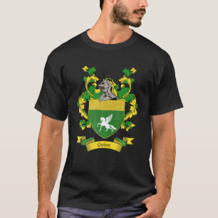 Camiseta Quinn Casaco De Armas Quinn Surname Family Crest