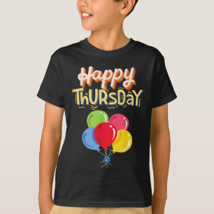 Camiseta Quinta-feira Feliz - Motivação Positiva - Bola Col