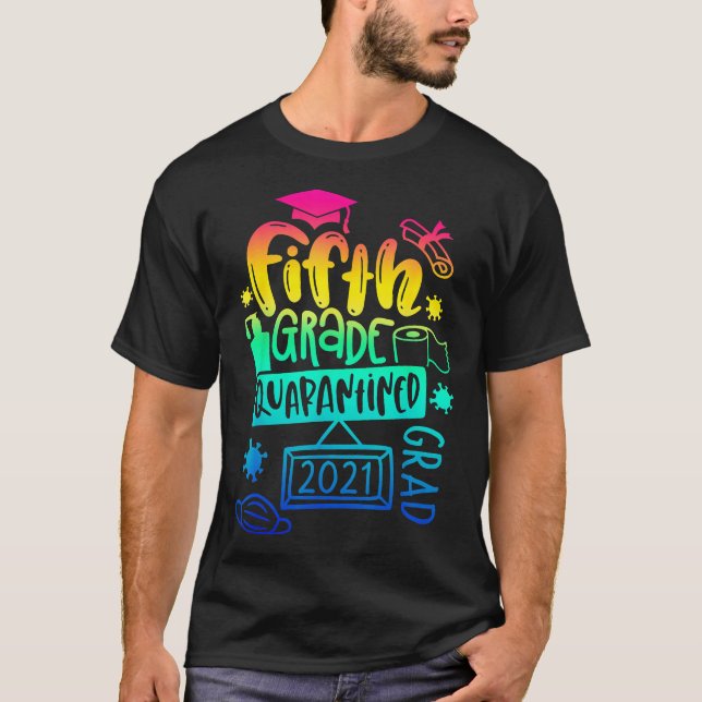 Camiseta Quinta quarentena de Formandos 5 Formando 2021 (Frente)