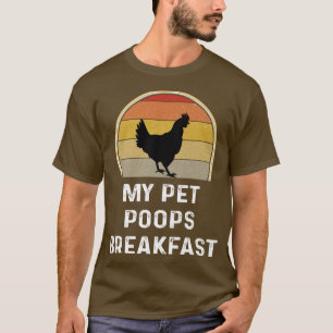 Camiseta Quintal De Fábrica De Galinhas Retro Que Cultiva M