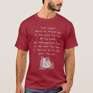 Camiseta Quintilha jocosa do amigo de Wigner