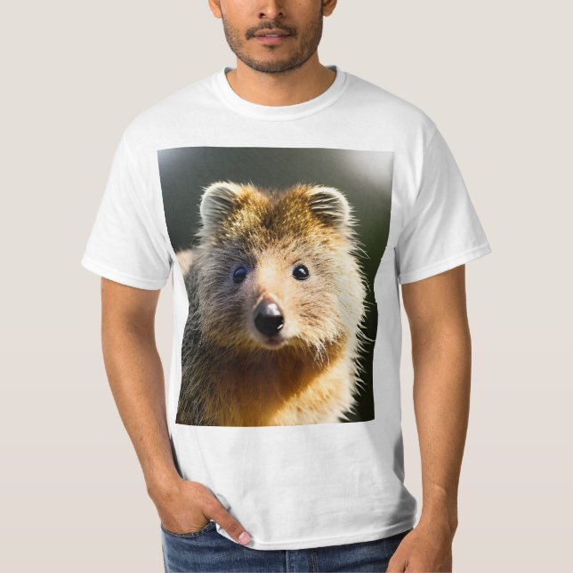Camiseta Quintin Ginger Quokka, Mens Value Tshirt (Frente)