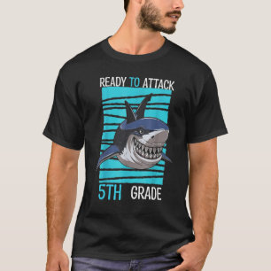 Camiseta Quinto Ano Pronto Para Atacar O Dia Escolar Da 5