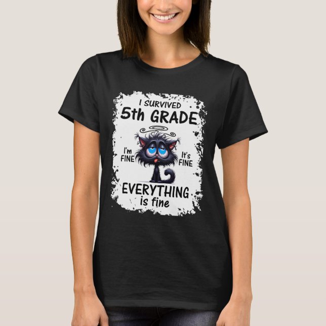 Camiseta Quinto Formando Grau 2025 I 5 Sobrevivido (Frente)