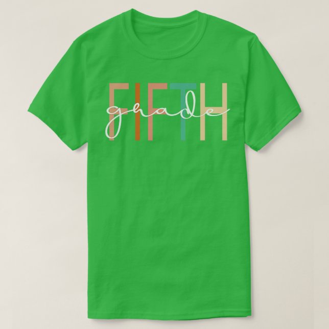 Camiseta Quinto Grau 5 da Equipe de Professores (Frente do Design)
