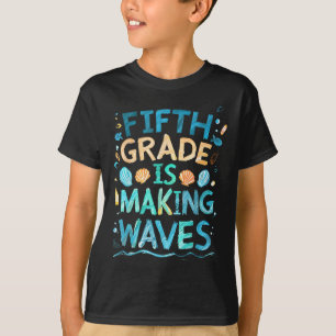 Camiseta Quinto Grau: Ondas De Fazer De Volta Para Crianças