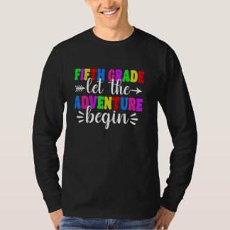 Camiseta Quinto Grau Que A Aventura Comece De Volta À Escol